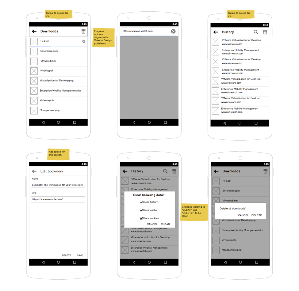 Wireframes